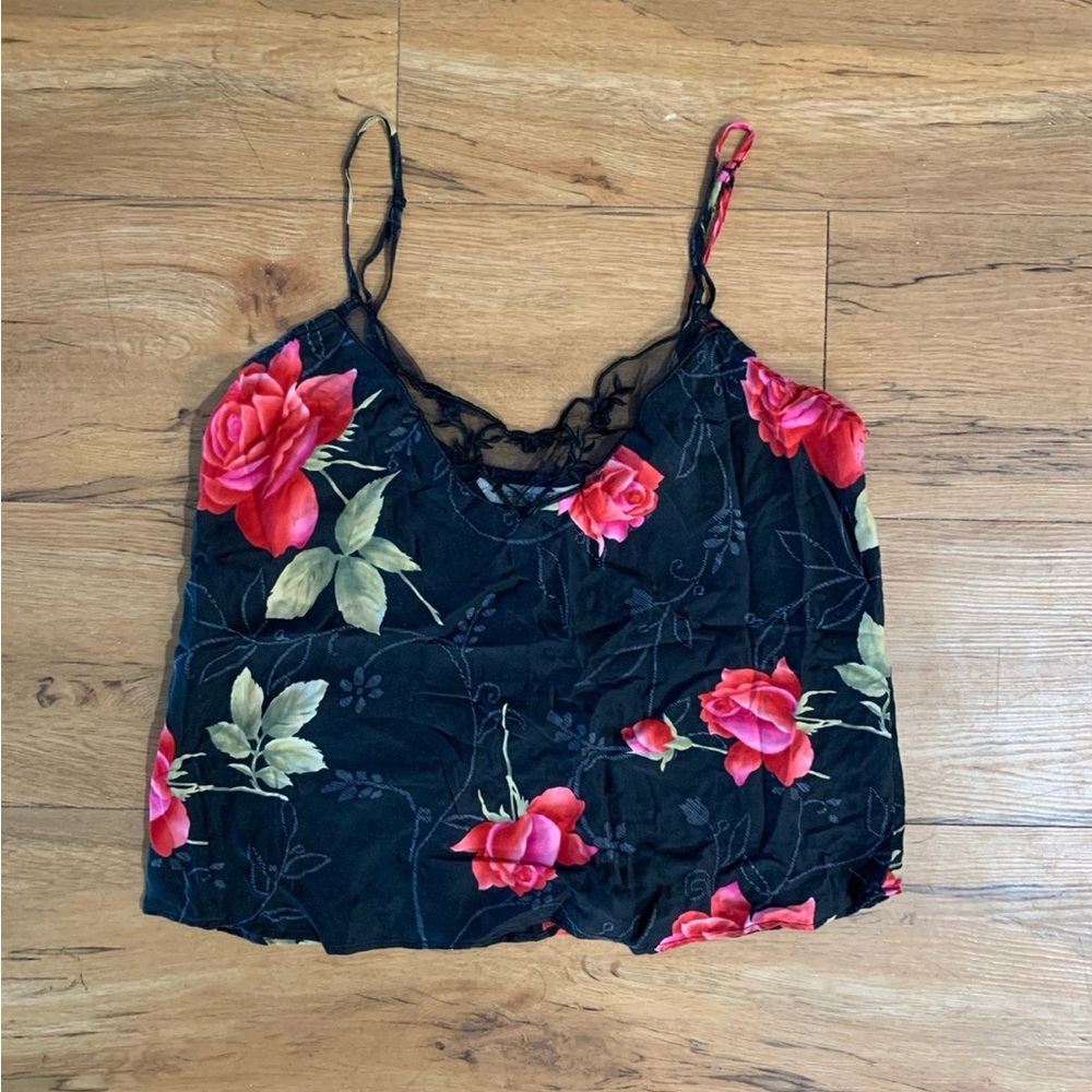 Vintage Victoria’s Secret rose tank top